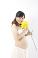 奈良県に里帰り出産　妊婦写真